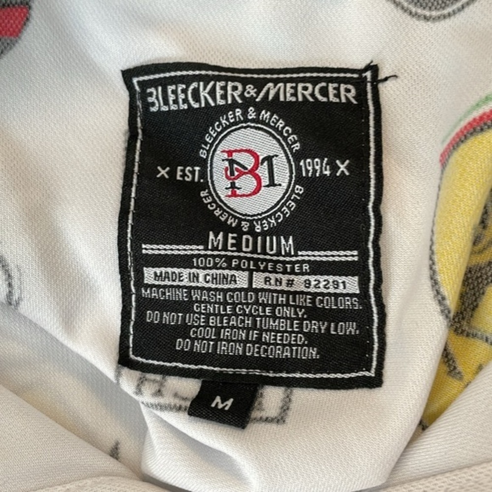 Bleecker & Mercer Short Sleeve Polo Luxury Car Logo Men’s‎ Size Medium - Picture 5 of 5